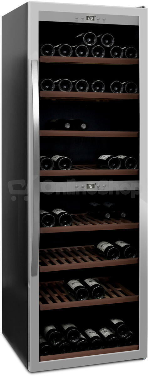 Vinotéka mQuvée WineExpert 126, nerezová
