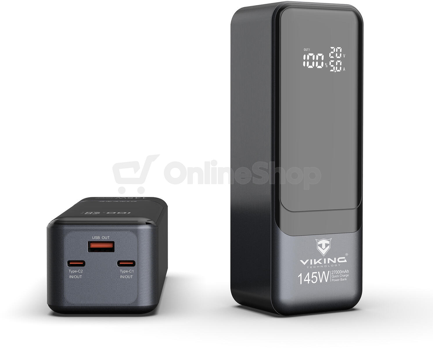 Viking powerbanka PN-964PD, 27000 mAh, černá (PN964PD)