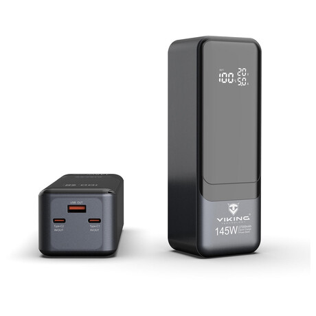 Viking PN-964PD 27000 mAh/Output:1xUSB-A,2xUSB-C/Input:2xUSB-C/LED display (foto 2)