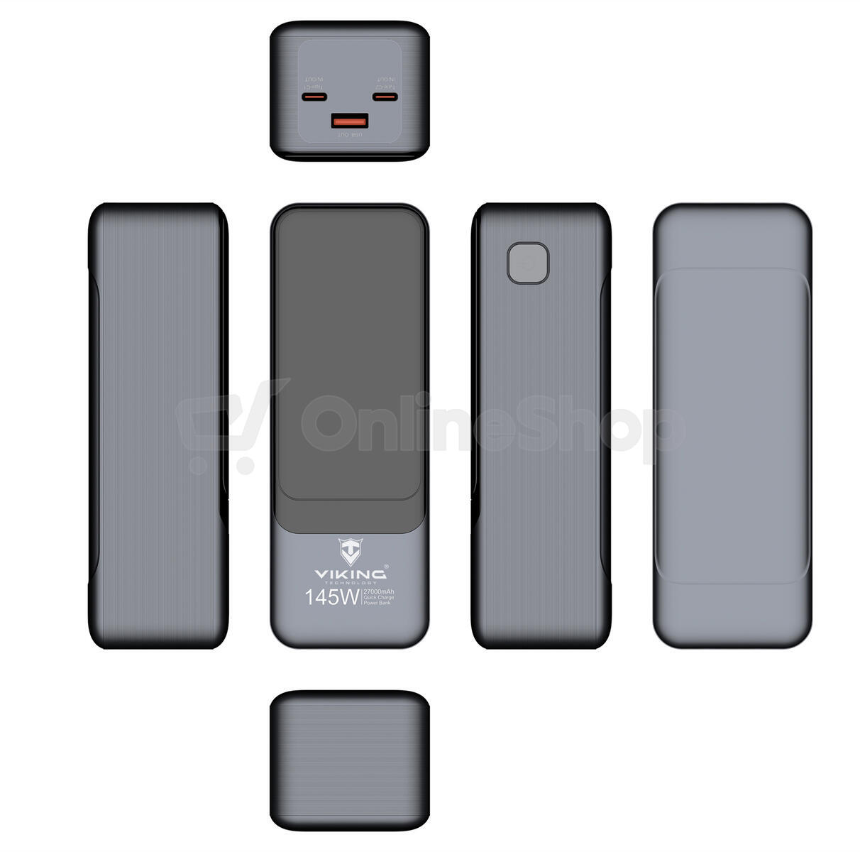 Viking PN-964PD 27000 mAh/Output:1xUSB-A,2xUSB-C/Input:2xUSB-C/LED display (PN964PD)