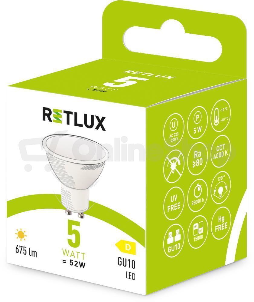 LED reflektor Retlux RLL 614 bulb 5W CW D