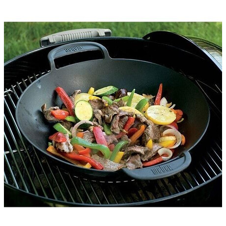 Wok pnev a sada pro Weber Gourmet BBQ System