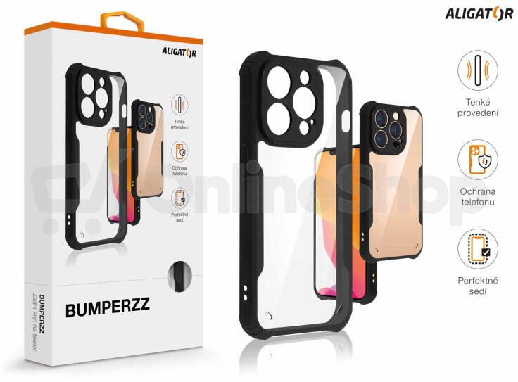 Pouzdro ALIGATOR Bumperzz iPhone 14 Pro, černé