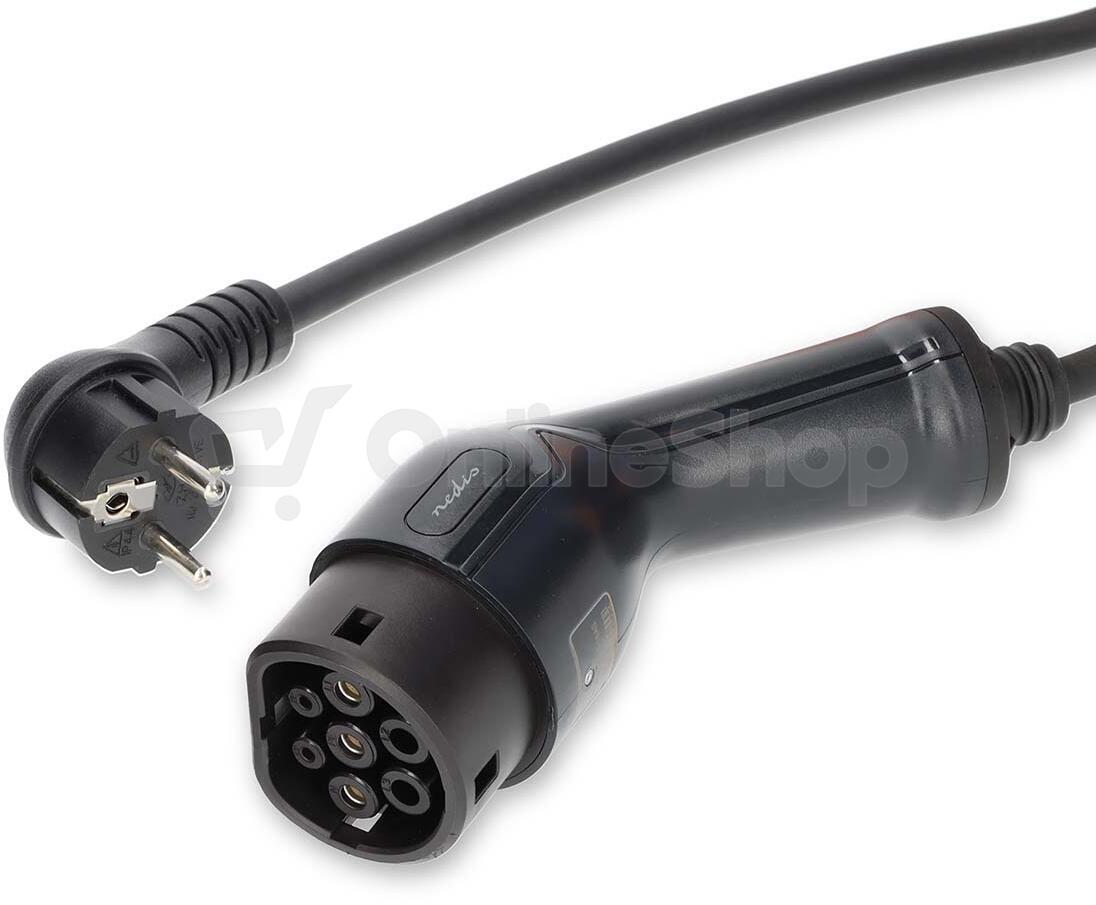 Přenosná nabíječka pro elektromobily NEDIS EVCH37KWBK20
