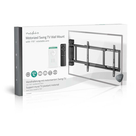 Motorised TV Wall Mount NEDIS TVWM5860BK