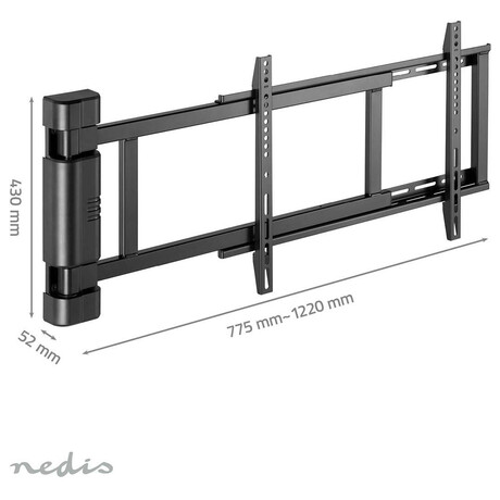 Motorised TV Wall Mount NEDIS TVWM5860BK