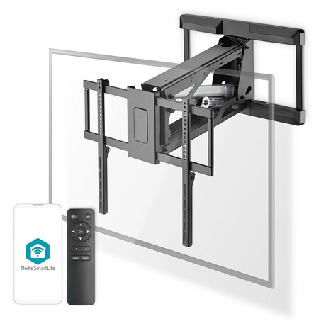 Motorizovan TV pro mont na stnu NEDIS TVWM5880BK