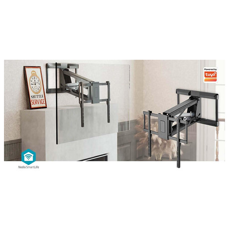 Motorizovan TV pro mont na stnu NEDIS TVWM5880BK