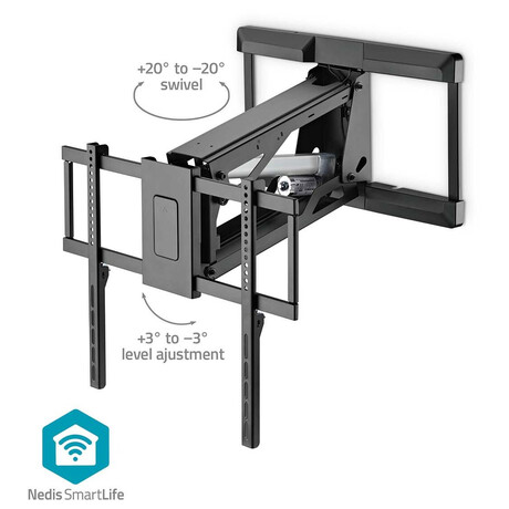 Motorizovan TV pro mont na stnu NEDIS TVWM5880BK