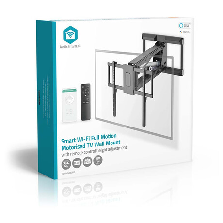 Motorizovan TV pro mont na stnu NEDIS TVWM5880BK