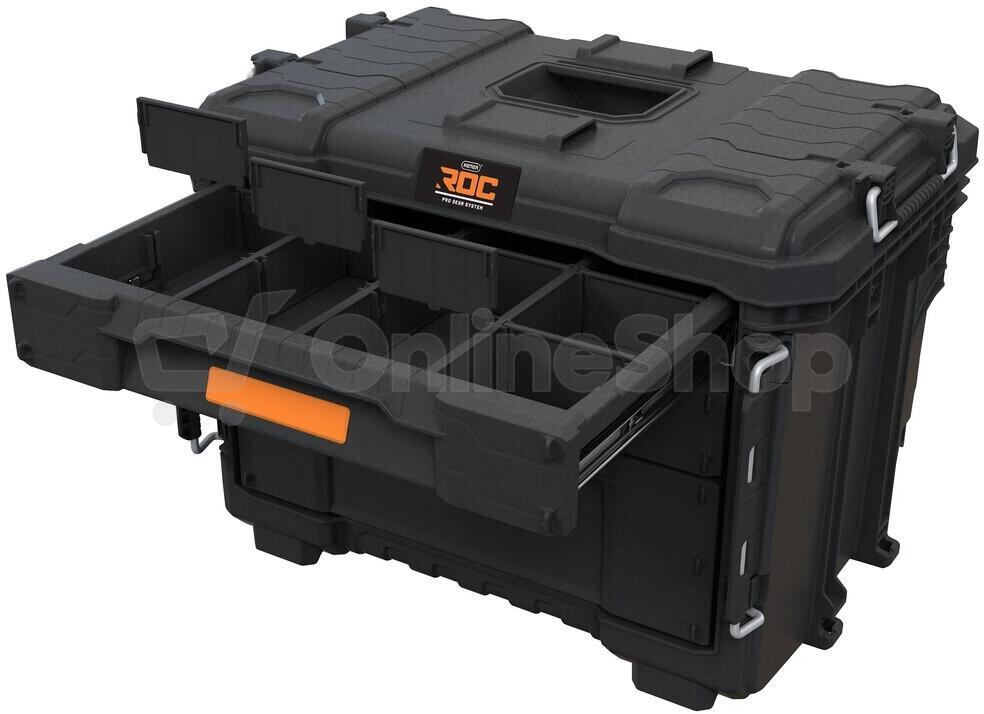 Box Keter ROC Pro Gear 2.0 se třemi zásuvkami
