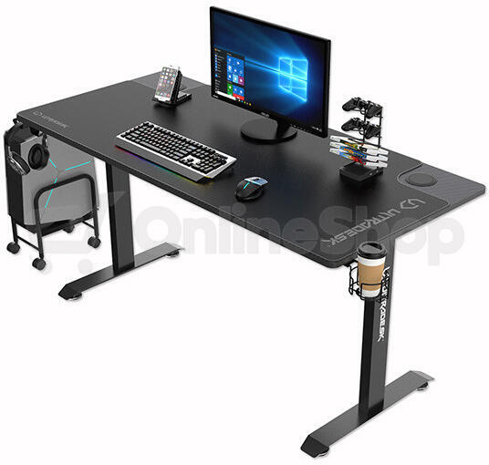 Herní stůl ULTRADESK MOMENTUM Black Black