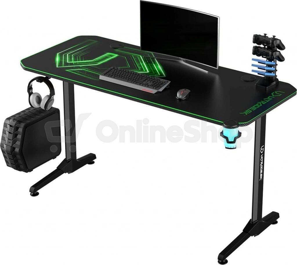 Herní stůl ULTRADESK FRAG GREEN WHITE