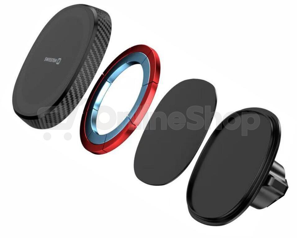 SWISSTEN MAGNETICKÝ DRŽÁK DO VENTILACE AUTA MagStick COMPACT(kompatibilní s MagSafe)
