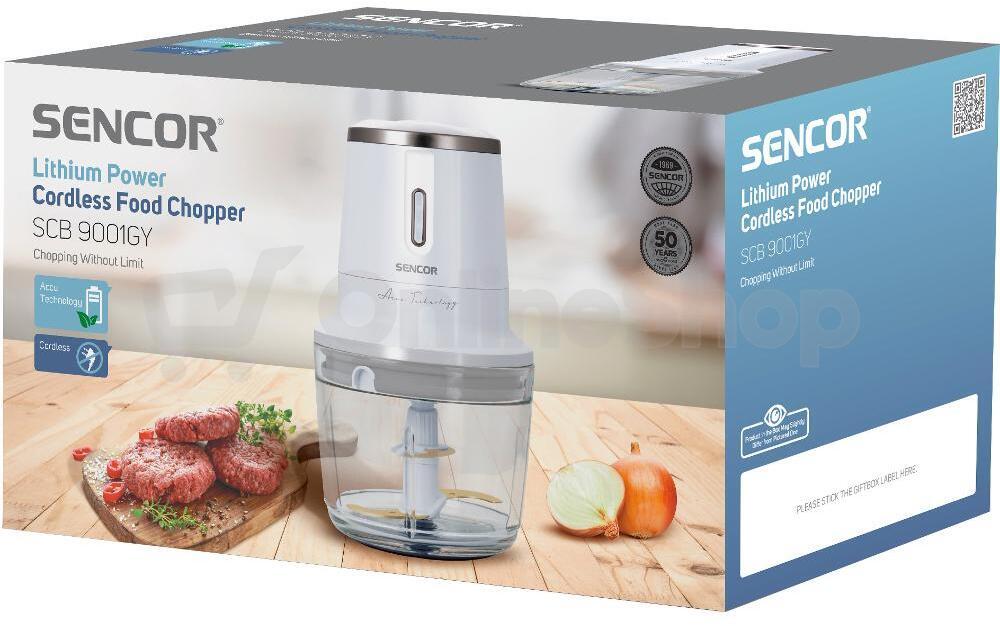 Sekacek potravin Sencor SCB 9001GY