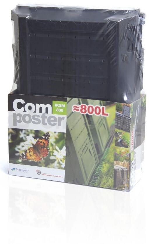 Kompostér Prosperplast COMPOGREEN 2x400 l černý