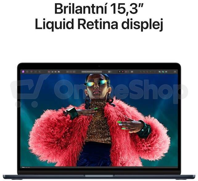 Notebook Apple MacBook Air 15" M3 8-core CPU 10-core GPU 16GB 512GB Hvězdně Bílý CZ