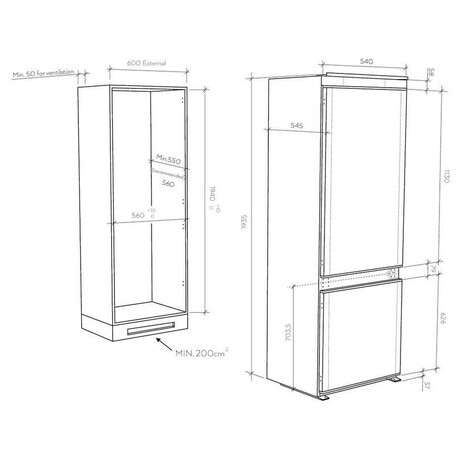 Chladnika Candy CBL5519EVW