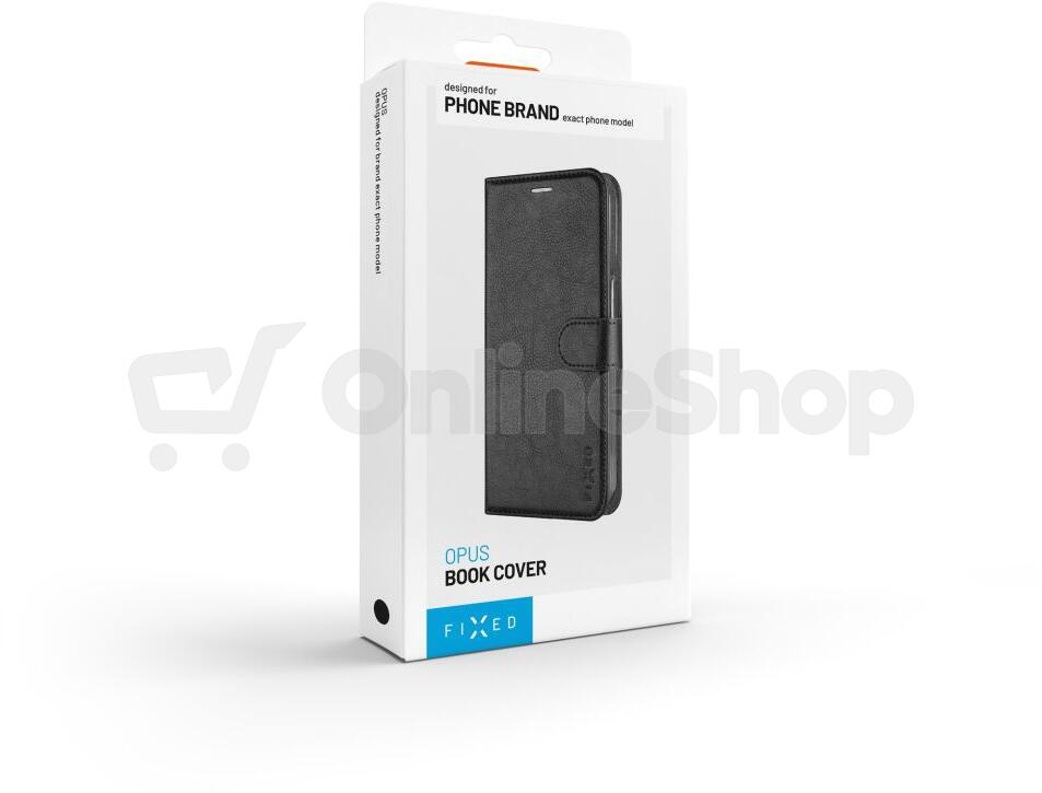 Pouzdro typu kniha FIXED Opus pro Apple iPhone 16, černé