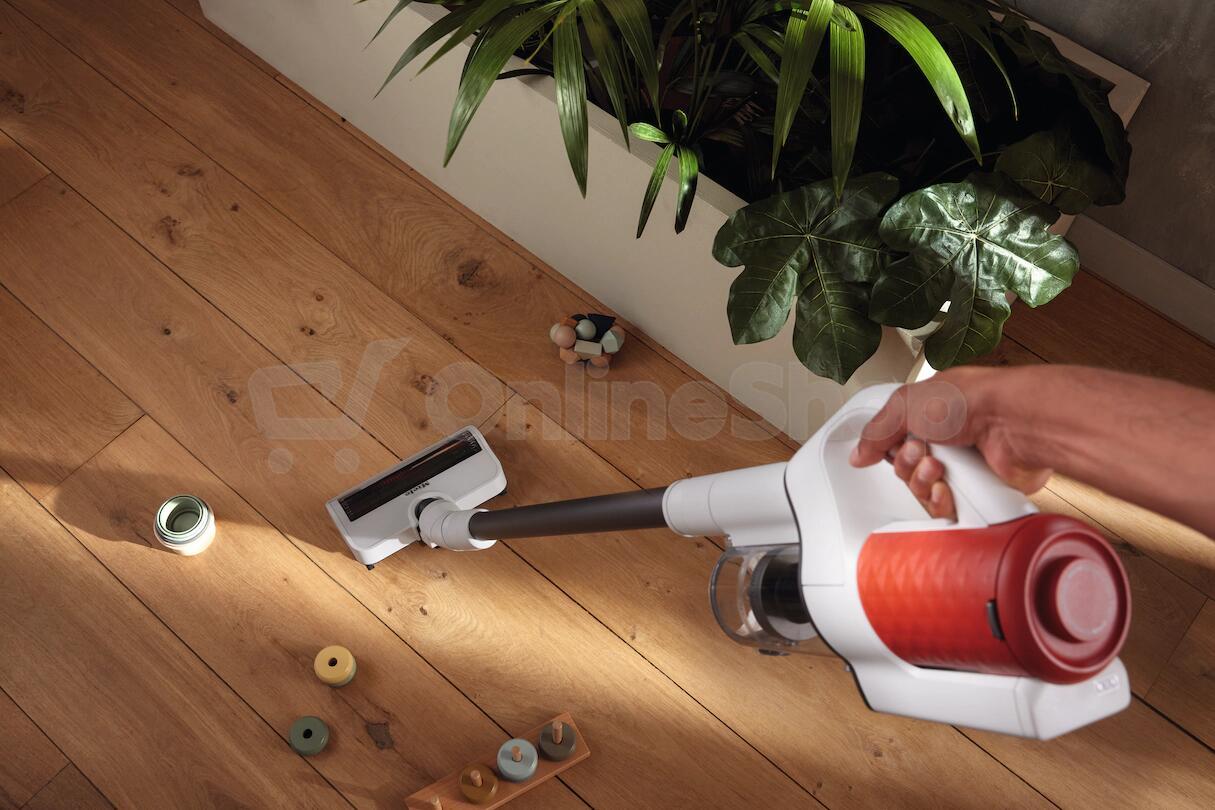 Tyčový vysavač Miele Duoflex HX1, terra červená