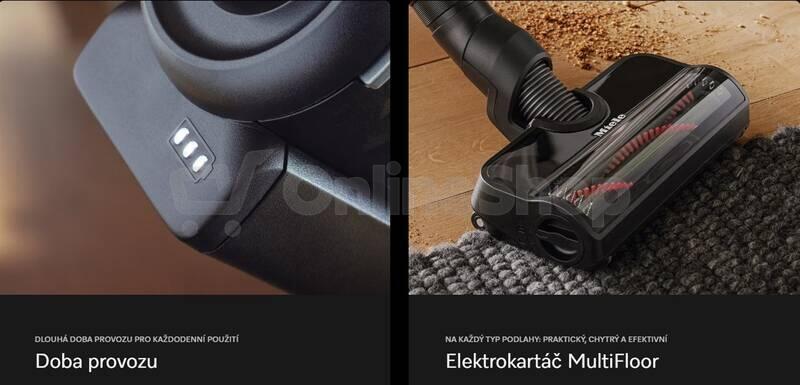 Tyčový vysavač Miele Duoflex HX1, terra červená