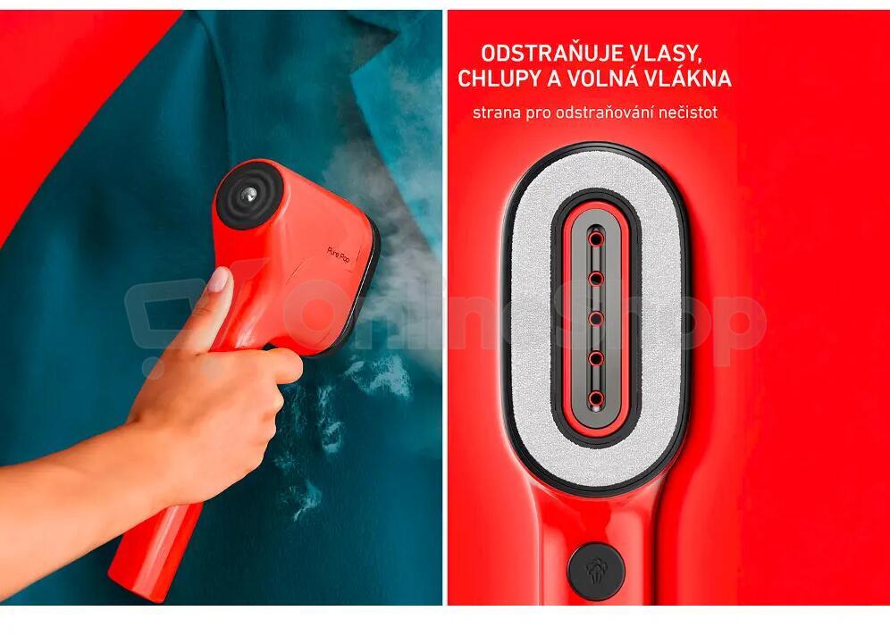 Napařovač oděvů Tefal DT2022E1, červený