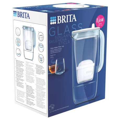 Brita Sklenen konvice 2,5 l modr (foto 2)