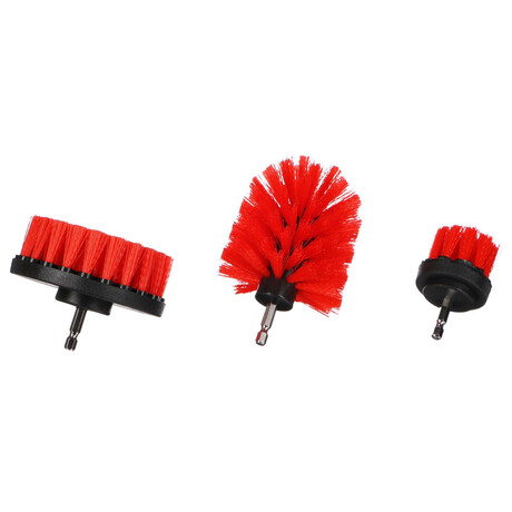 Sada kart na vrtaku pro itn auta CAR DETAILING DRILL BRUSH 3 MEDIUM, 3ks SIXTOL