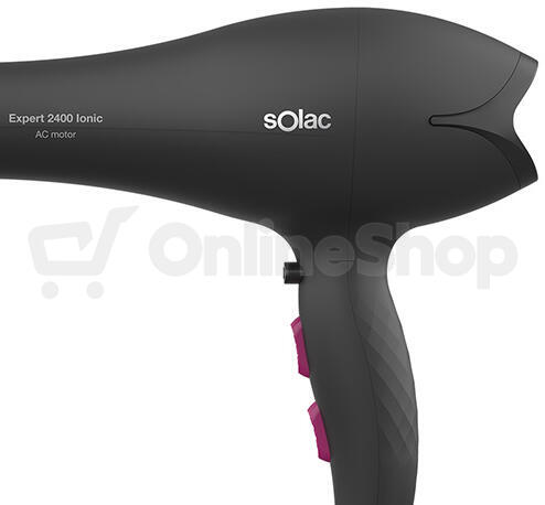 Vysoušeč vlasů Solac, SP7152, 2 rychlosti, 3 teploty, AC motor, 2400 W