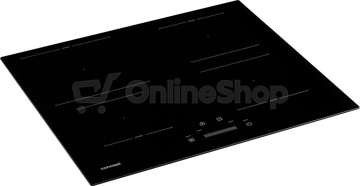 SET Trouba Concept ETV8560bcN BLACK + Indukční deska Concept IDV4360