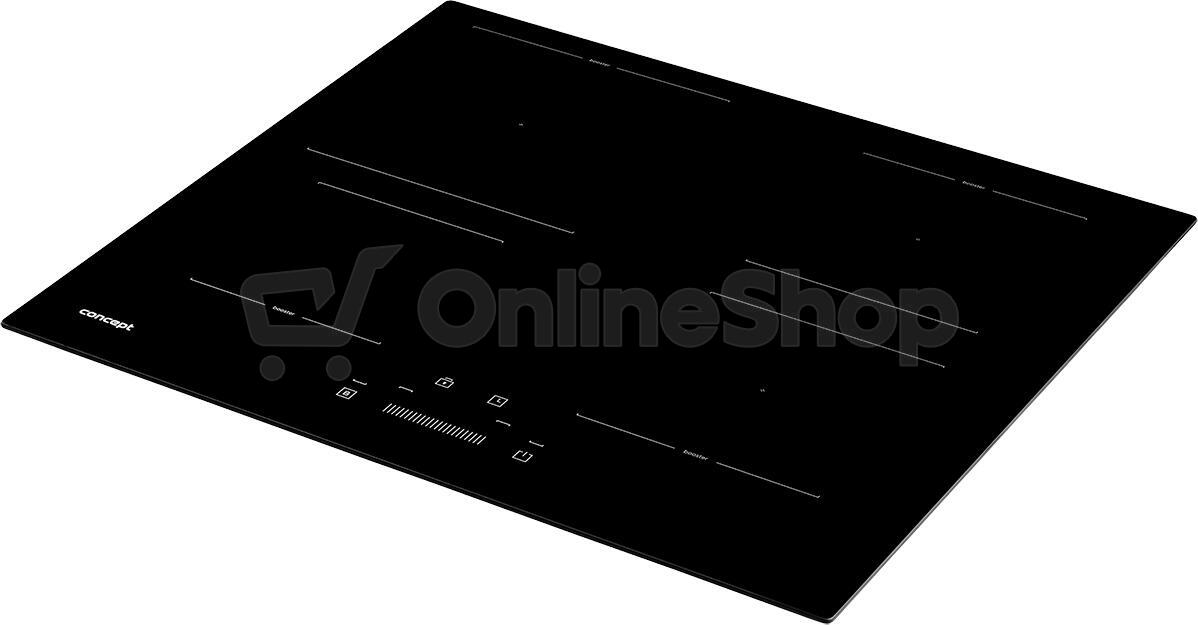 SET Trouba Concept ETV8560bcN BLACK + Indukční deska Concept IDV4360