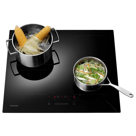 SET Trouba Concept ETV8560bcN BLACK + Indukn deska Concept IDV4360 + Mikrovlnn trouba Concept MTV6925bc BLACK + Odsava par Concept OPV3560bc BLACK