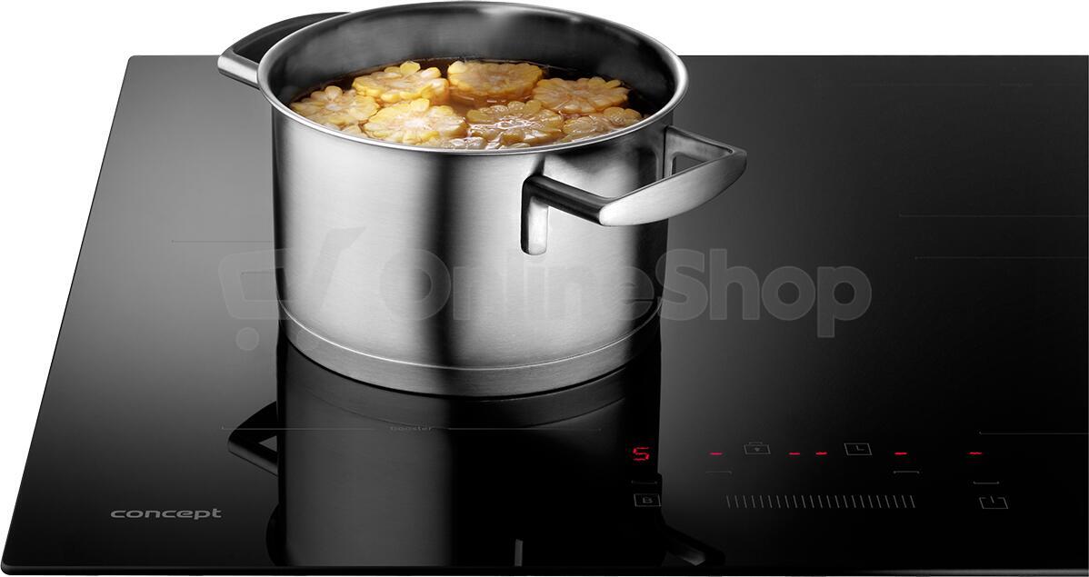 SET Trouba Concept ETV8560bcN BLACK + Indukční deska Concept IDV4360