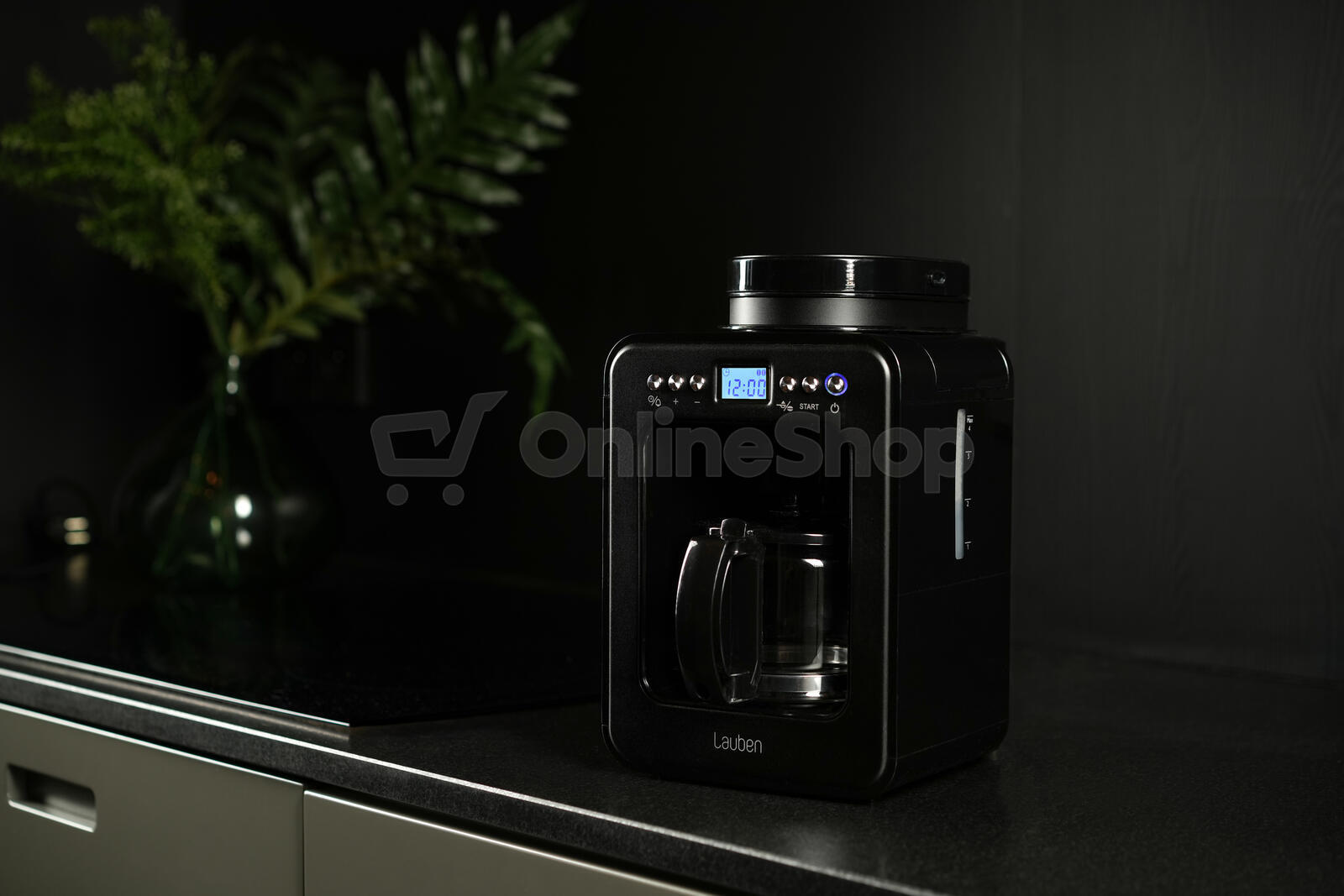 Kávovar Lauben Grind&Drip Coffee Maker 600BB