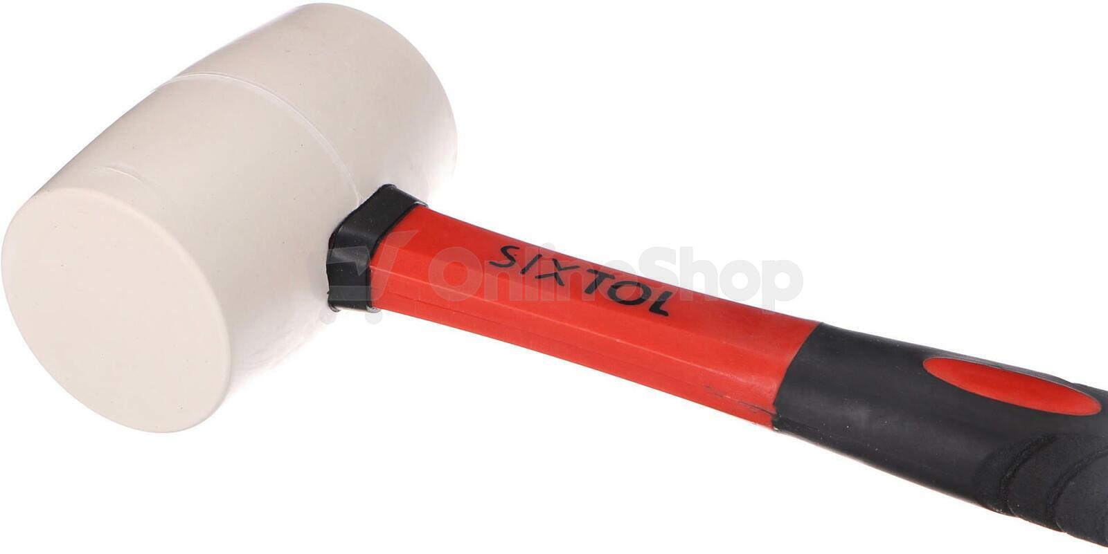 Gumová palička TPR HAMMER 450, bílá, 450g, 330mm SIXTOL