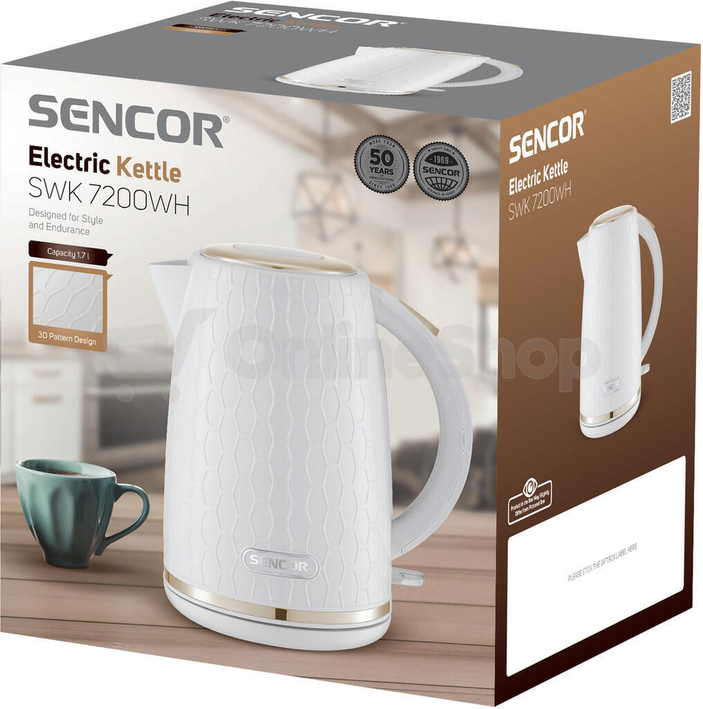Rychlovarná konvice Sencor SWK 7200WH