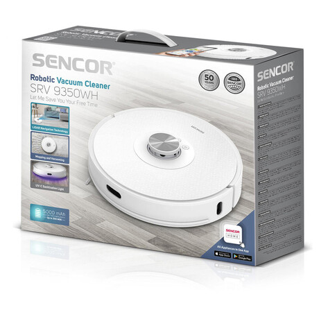 Robotick vysava Sencor SRV 9350WH 2v1