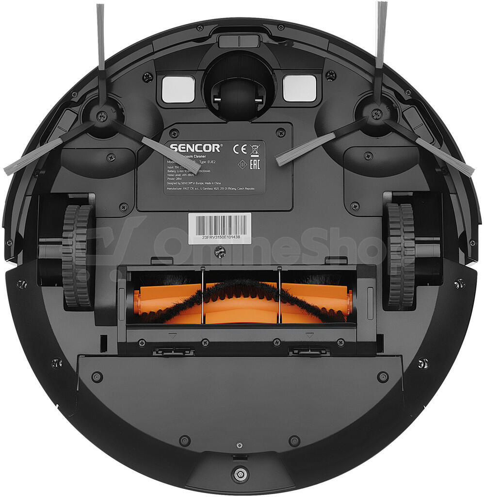 Robotický vysavač Sencor SRV 3150OR FEKETE