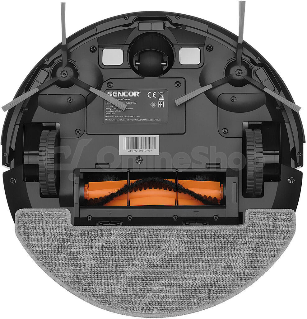 Robotický vysavač Sencor SRV 3150OR FEKETE