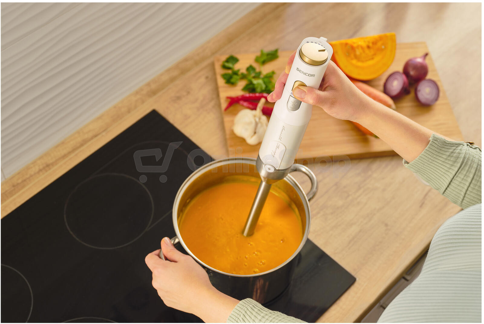 Mixér tyčový Sencor SHB 6441WH