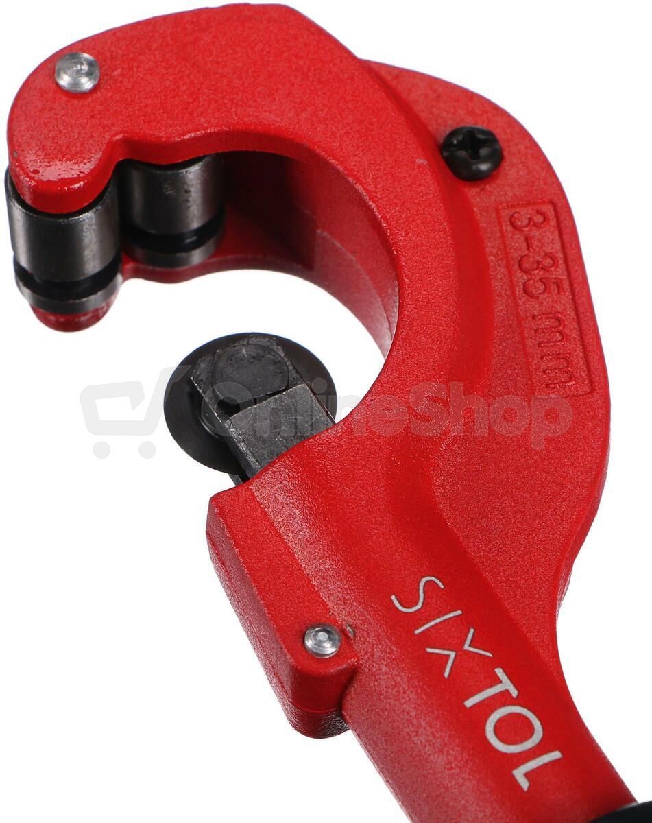 Řezač trubek s odhrotovačem PIPE CUTTER 35, 3-35mm SIXTOL