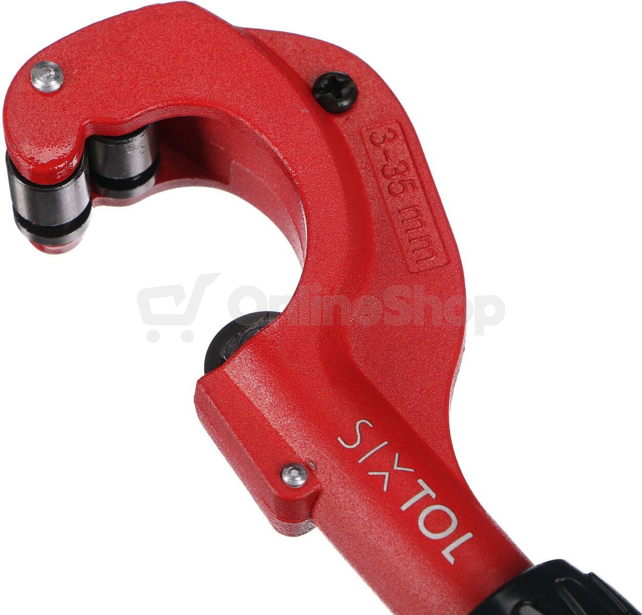 Řezač trubek s odhrotovačem PIPE CUTTER 35, 3-35mm SIXTOL