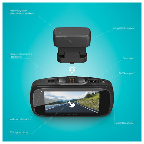 Autokamera Lamax C11 GPS 4K