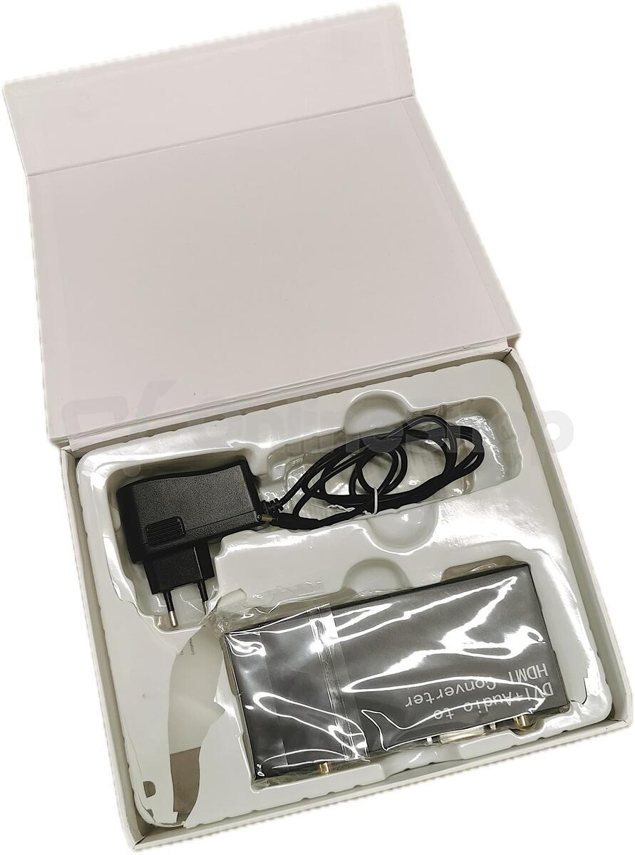 4WORLD 4World Převodník DVI + Optical + Coaxial na HDMI (06923) | Skutečná fotografie prodávaného kusu