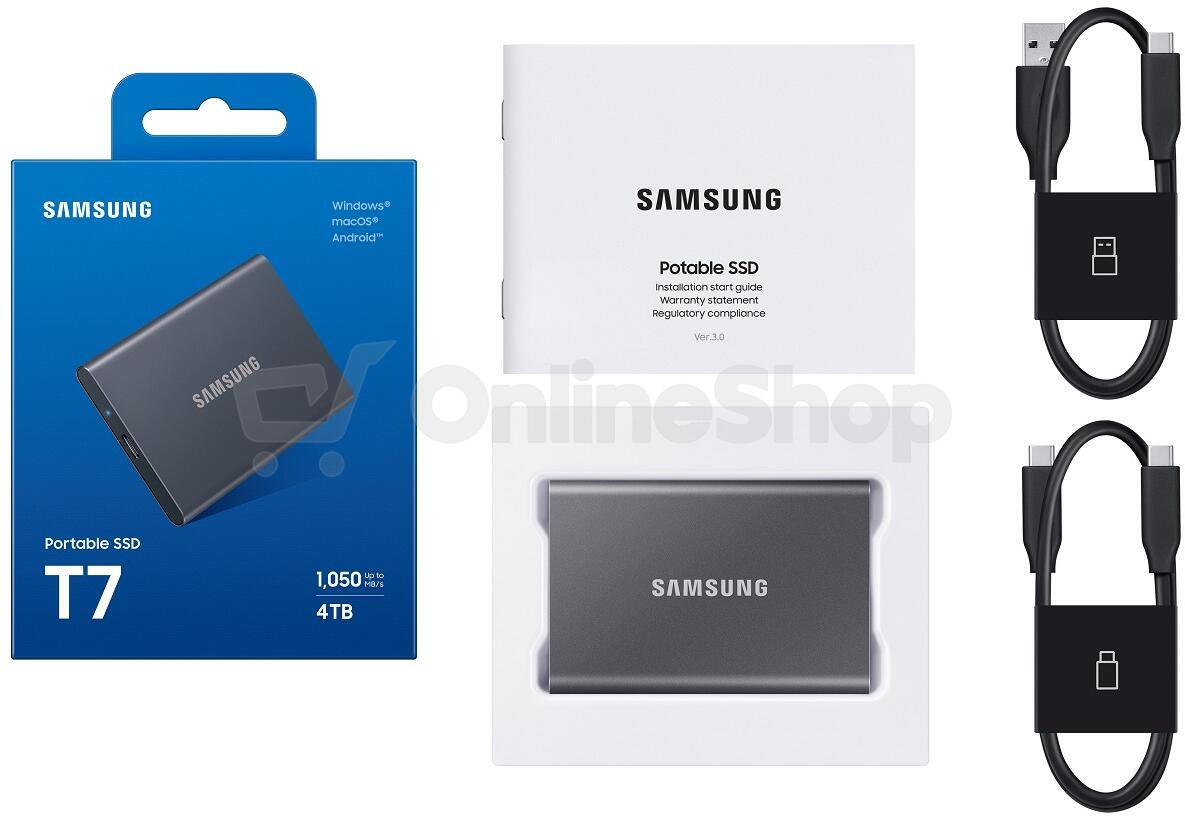 Externí SSD Samsung T7 4TB