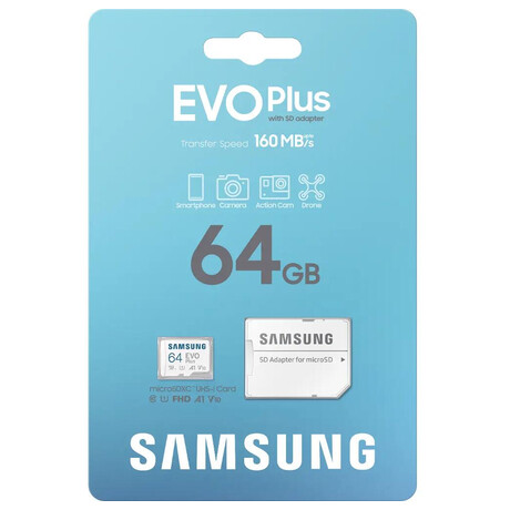 Samsung MicroSDXC 64GB EVO Plus (foto 5)