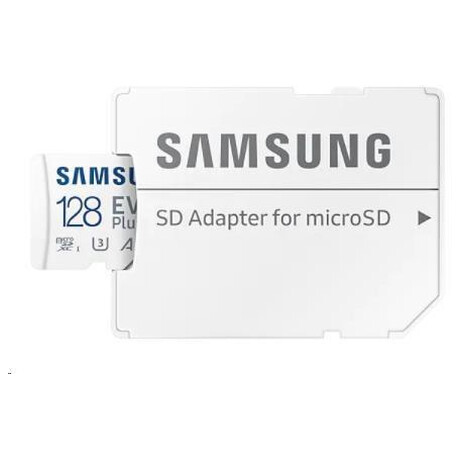 Samsung EVO Plus/micro SDXC/128GB/UHS-I U3 / Class 10/+ Adaptr/Bl (MB-MC128SA/EU)