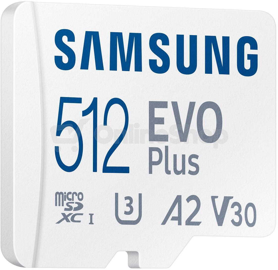 Samsung micro SDXC karta 512 GB EVO Plus + SD adaptér (MB-MC512SA/EU)