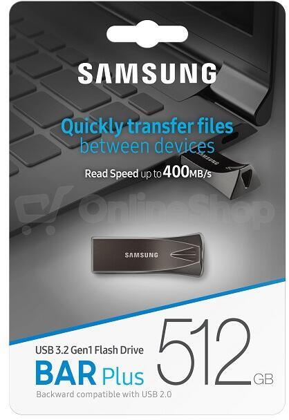 Flash disk Samsung USB FD 512 GB Titan Grey 3.2