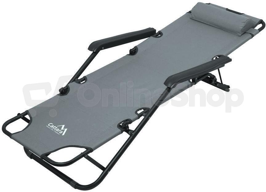 Lehátko Cattara COMFORT šedé